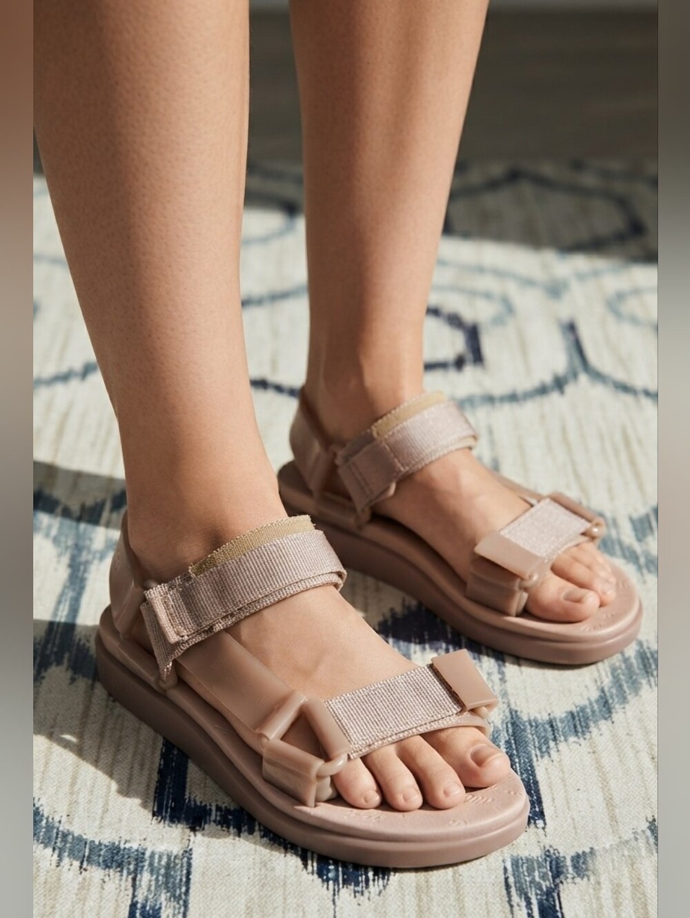 Melissa x Rider Sport Sandals Women's Size 6 Adjustable Comfort
